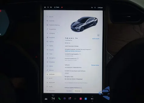 2020 Tesla Model S Long Range Dual Motor All-Wheel Drive/Long Range Plus Dual Motor All-Wheel Drive z USA, uszkodzony, nr VIN 5YJSA1E25LF397488